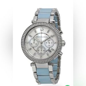 MK Michael Kors PARKER MOTHER OF PEARL DIAL LADIES WATCH MK6138